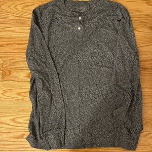 J Crew broken in long sleeve tee